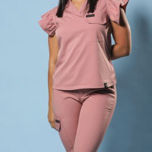 Conjunto 4 - Rosa malva